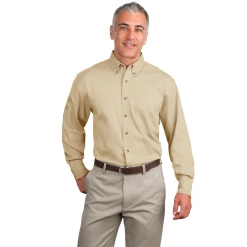 Tall Long Sleeve Twill Shirt Thumbnail