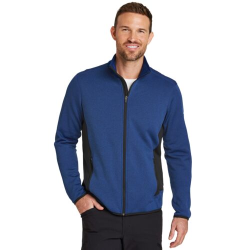 Full Zip Heather Stretch Fleece Jacket Thumbnail