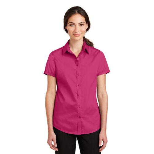 Women's Short Sleeve SuperPro Twill Shirt Thumbnail