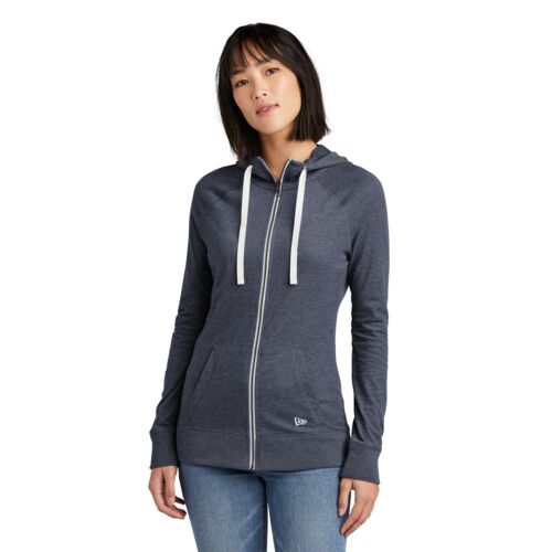 Women's Sueded Cotton Blend Full Zip Hoodie Thumbnail