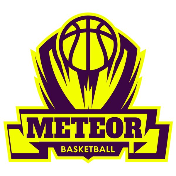 Meteor Basketball Logo Template Thumbnail