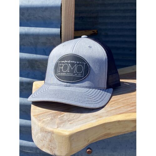 FOMO PATCH HAT - 112 HEATHER GREY/BLACK Thumbnail