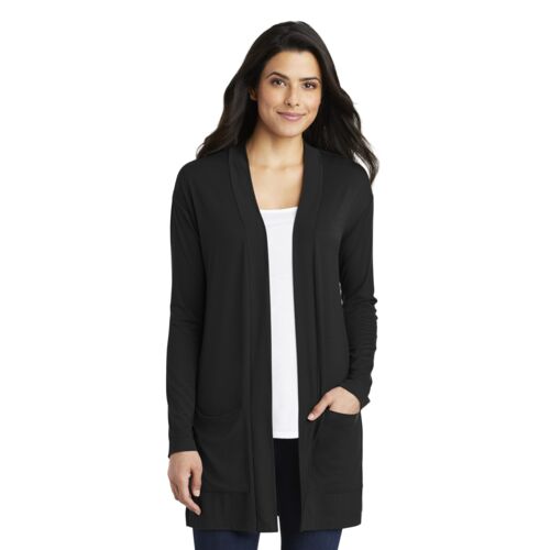 Ladies Concept Long Pocket Cardigan Thumbnail