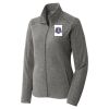 Women's Heather Microfleece Full Zip Jacket Thumbnail